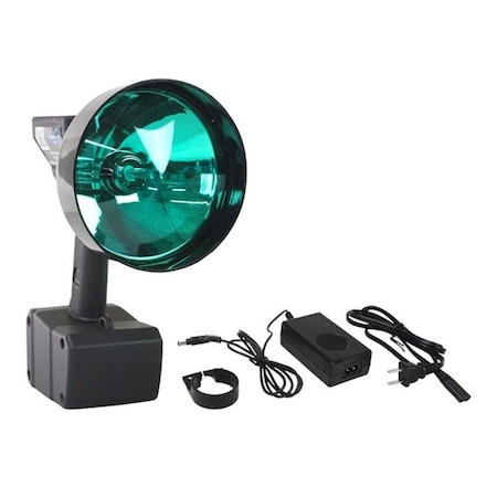 Larson Electronics Larson Electronics RL-85-HID-GREEN-5 35 watt & 15 Million Candlepower HID Spotlight with Green Lens; 1900 ft. Spot Beam; 120V Charger - 5 in. Lens RL-85-HID-GREEN-5
